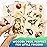 QUOKKA Wooden Puzzles for Toddlers 1-3 - 6 Pegged Puzzles for Kids Ages 2-4 - Animal and Fruits Learning Toy for Kids - Gift Realistic Educational Game for Boy and Girl