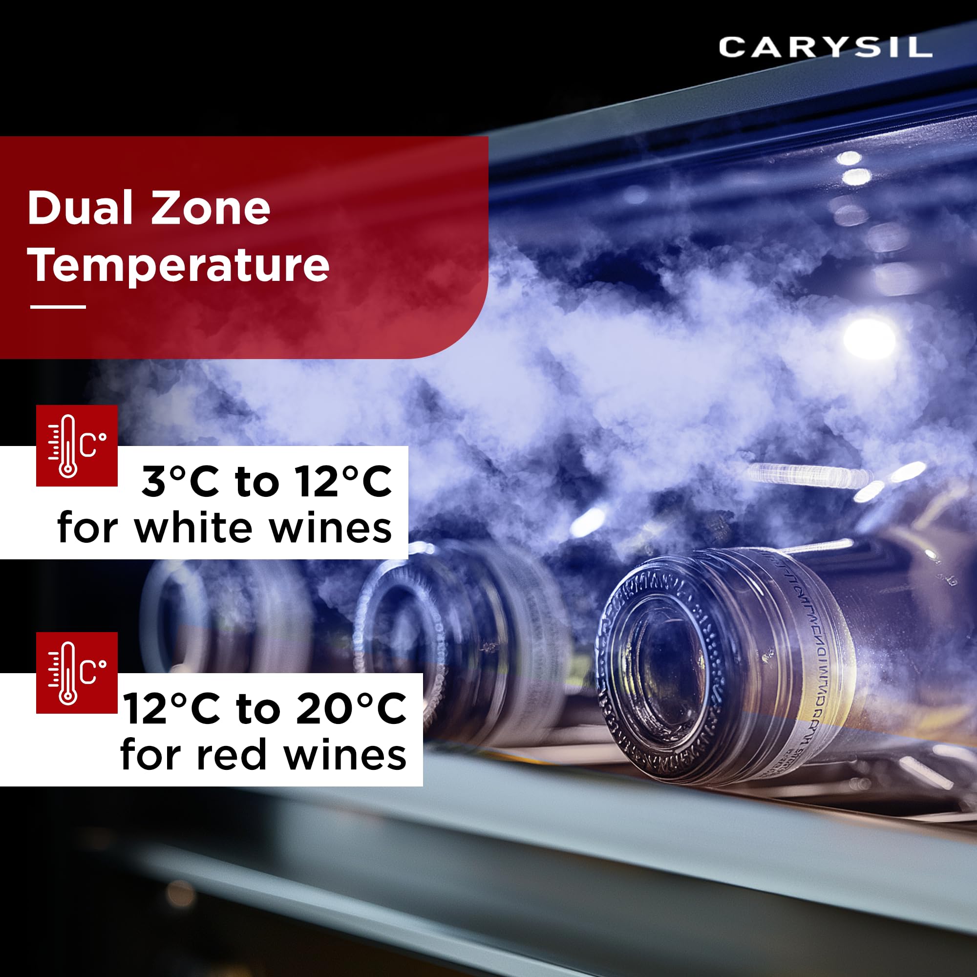 Carysil Wine Chiller 32 to 38 Pcs Bottle Capacity – 110 Liters CW -38 - Image 5 thumbnail