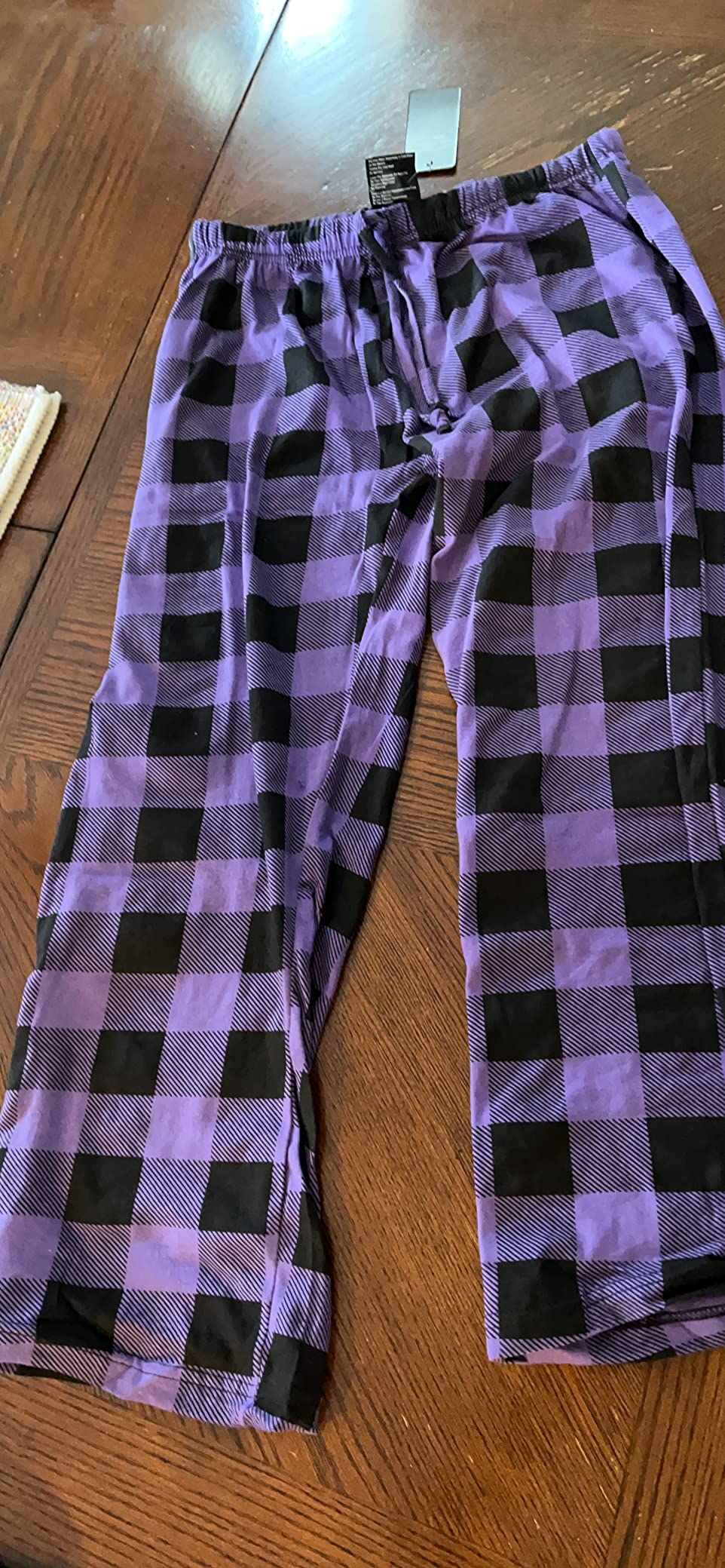 Fuzzy Pajama Pants Just Love Women's Plus Size Buffalo Plaid