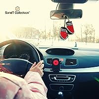 Vista 2 de SandT Collection Guantes de boxeo pequeños con bandera del país - Guantes de boxeo para colgar Trinidad y Tabago