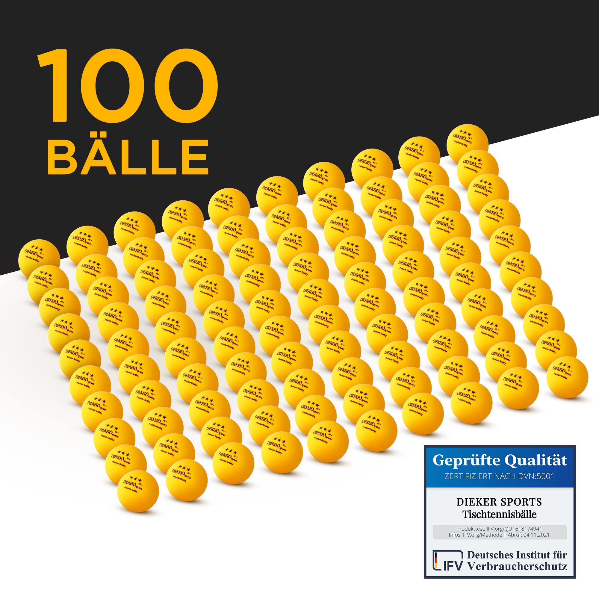 Dieker Palline Ping Pong 3 Stelle - ITTF Approvate, Con Video Lezioni - Foto 14