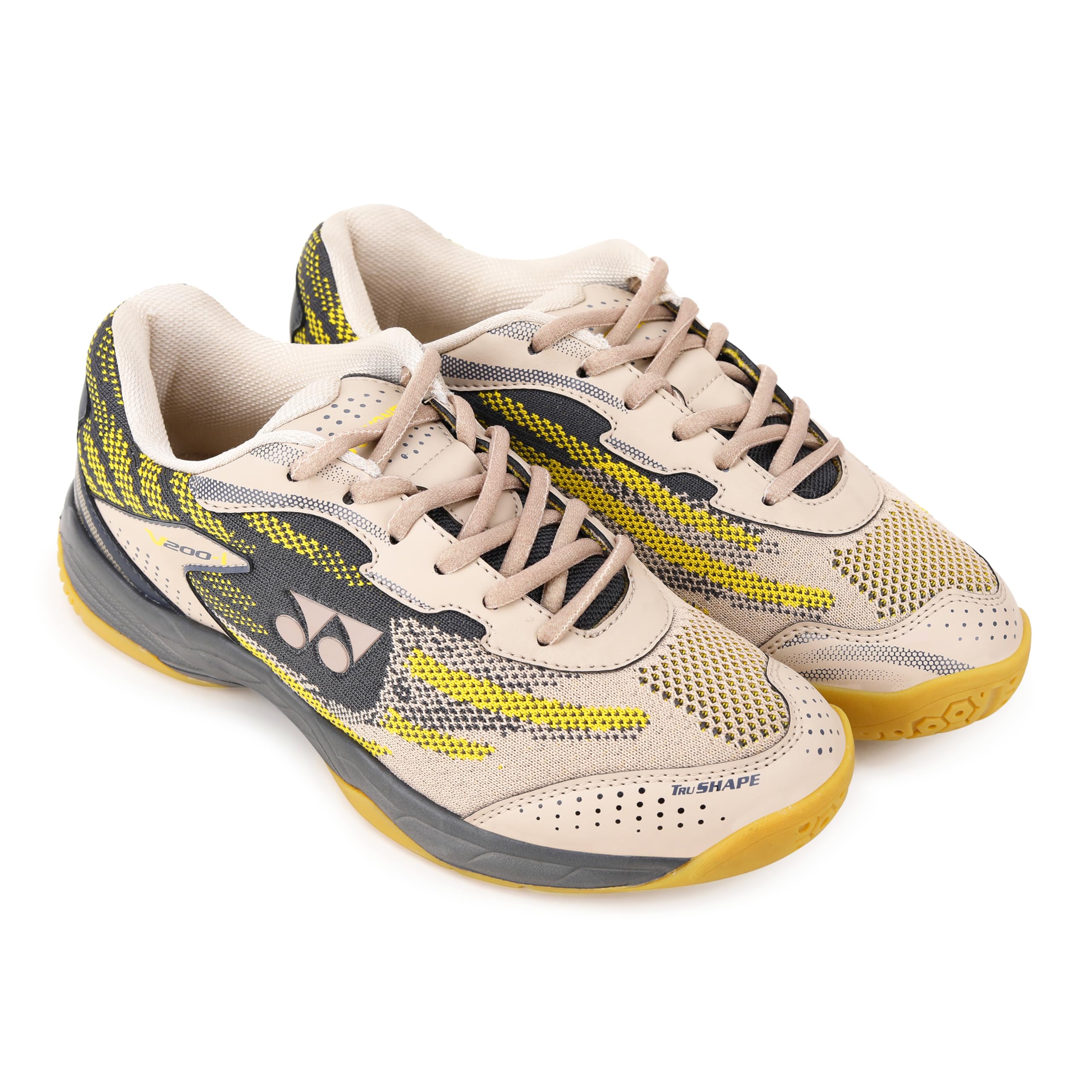 YONEX V200-i Badminton Shoes | Made in India | Ideal for Badminton,Squash,Table Tennis,Volleyball | Non-Marking Sole | TRU Cushion | Ergo Shape | Hexagrip |