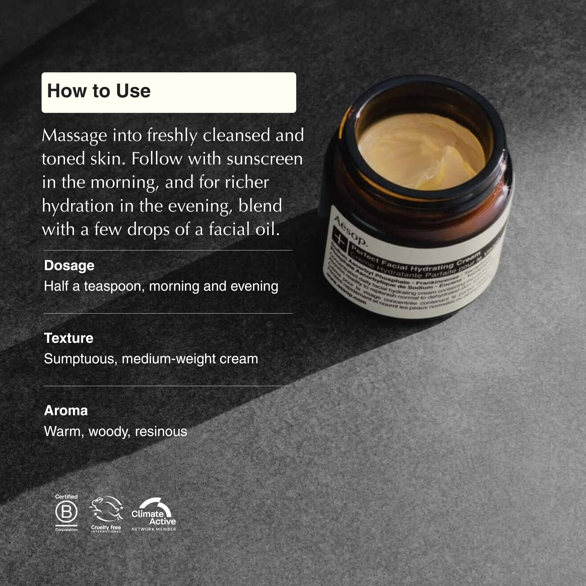 Amazon.com: Aesop Perfect Facial Hydrating Cream | Vitamin C & E