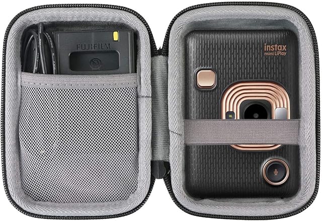 co2CREA Storage Carry Travel Hard Case for instax mini LiPlay portable printer, Case Only
