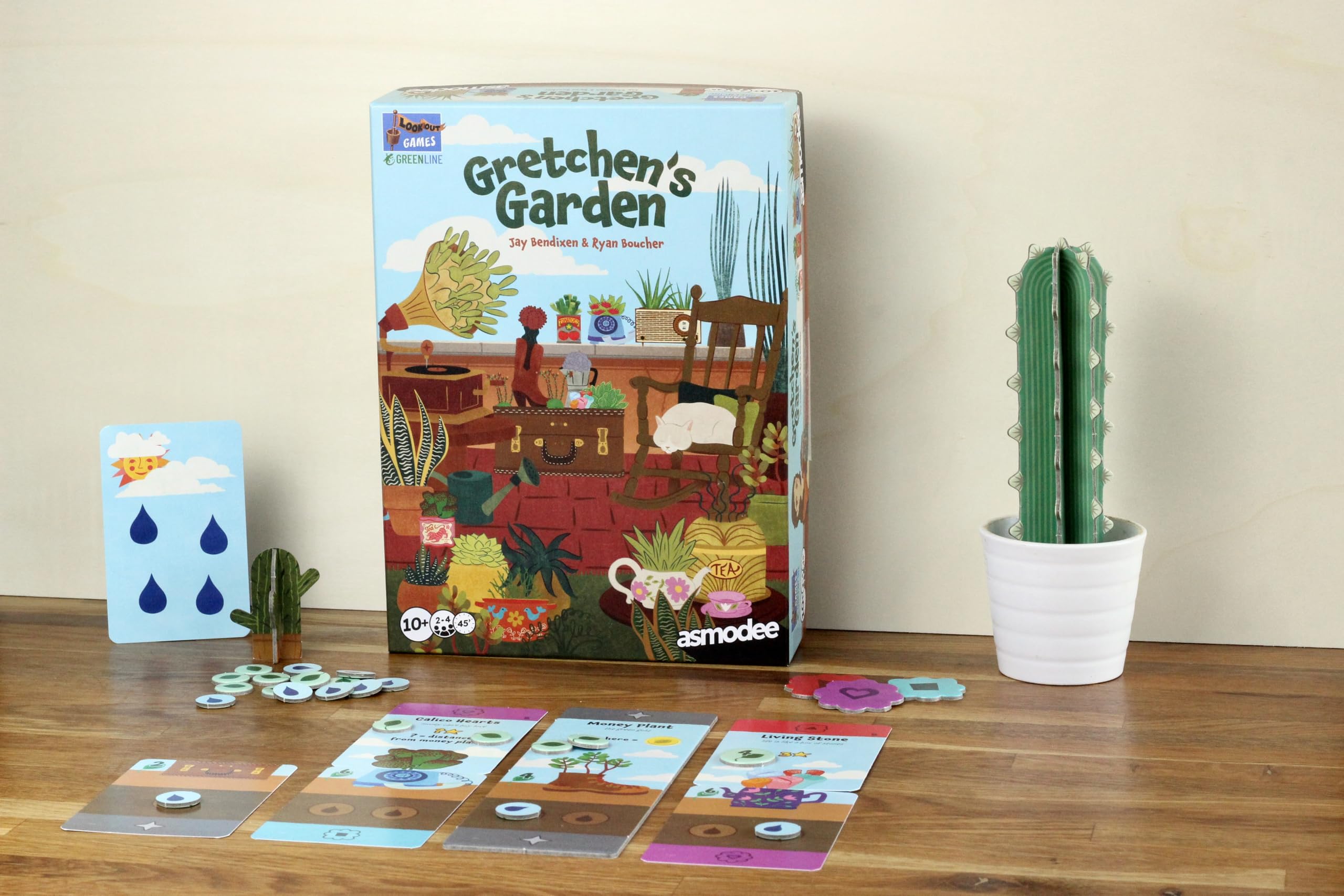 Asmodee | Gretchen's Garden | Juego de mesa | Edad 10+ | 2-4 jugadores | Más de 45 minutos de juego