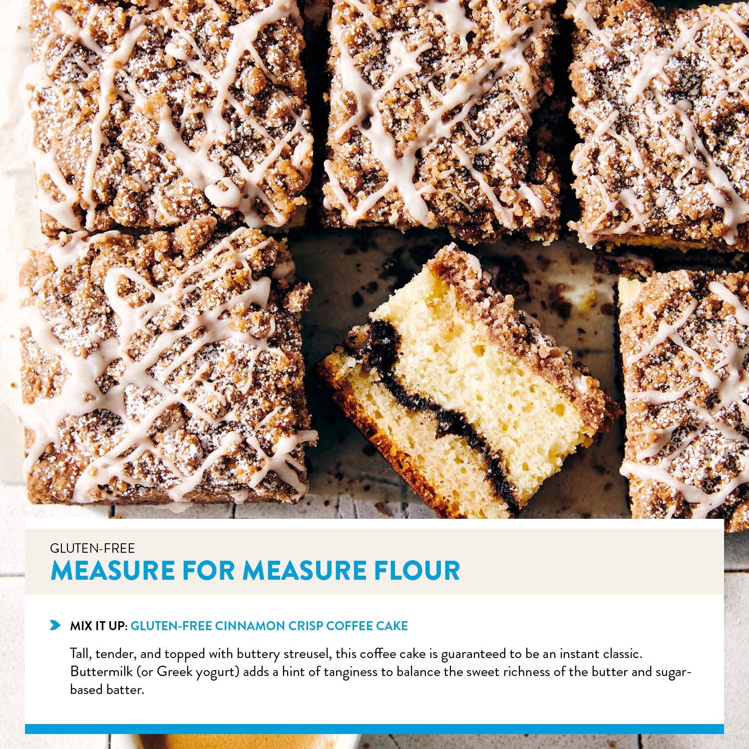 King Arthur Flour Gluten-Free for Measure Flour, 3 Pound