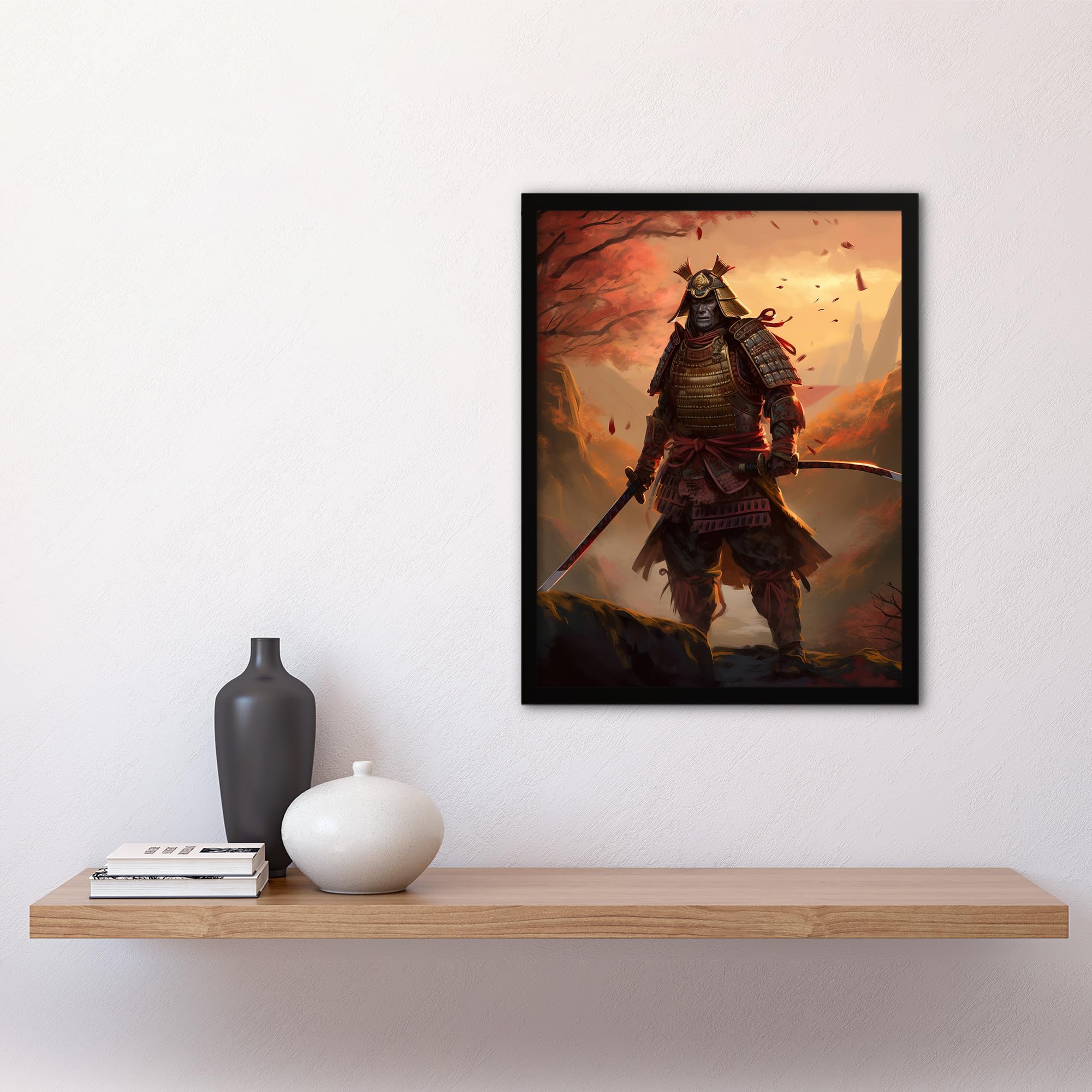 Amazon.com: Artery8 Fierce Samurai Warrior Concept Painting
