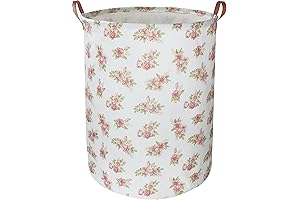 Floral Laundry Hamper: Perfect Storage and Decor for Kids and Girls