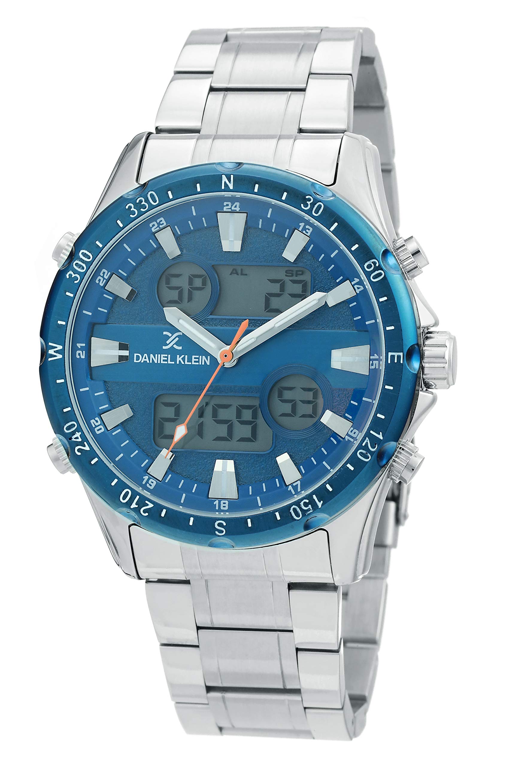 Daniel Klein Analog-Digital Blue Dial Mens Metal Watch-Dk.1.12329-5 (B0828Z4F4N) Amazon Price History, Amazon Price Tracker