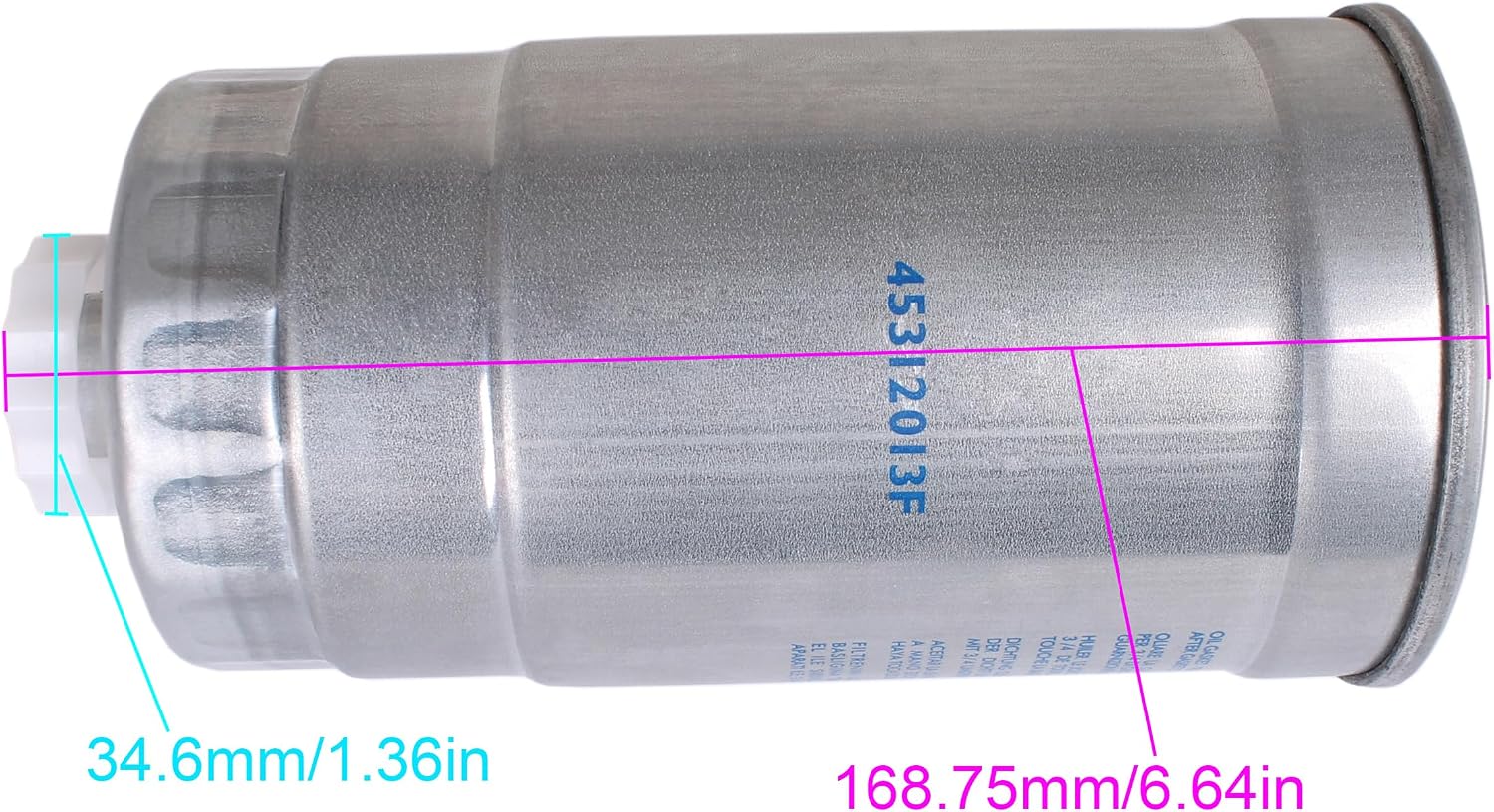 SouthMarine Boat Motor 35-879172104 45312013F 52129238AA Fuel Filter for Mercury Mercruiser Quicksilver Mariner Outboard Engine 2.0L 2.8L 4.2L Diesel 4VM 6VM CMD QSD