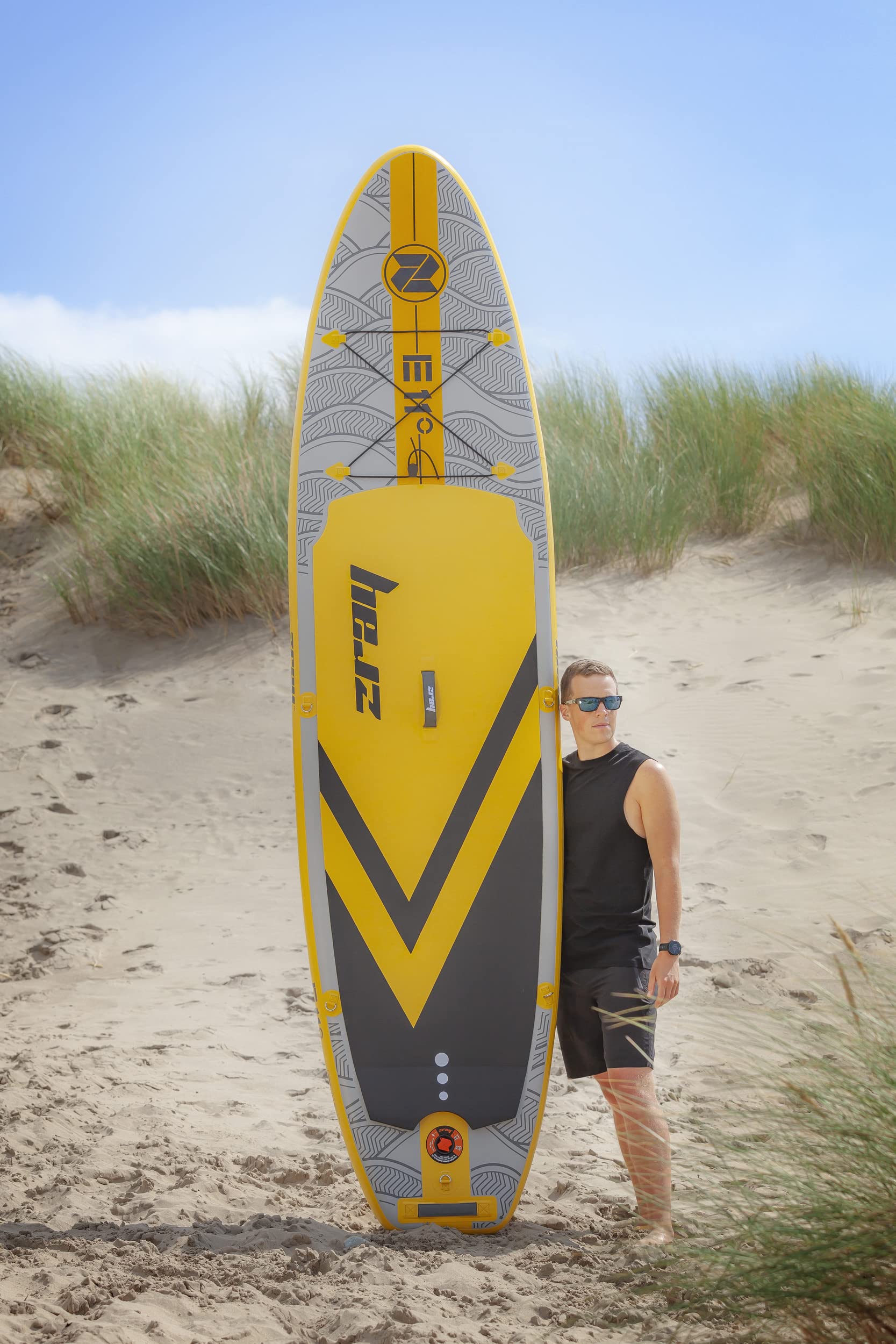 ZRAY - PB-ZE11B-K - Pack Kayak : siège + pagaie Double - Zray Sup Evasion 11' - Sup Paddle Gonflable - Dropstitch - Charge Max 120kg - Volume 246 l - Dimensions 330 x 81 x 13 cm