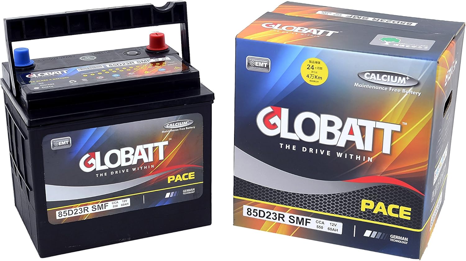 Amazon Globatt グロバット 国産車用バッテリー Smf 85d23r 車 バイク 車 バイク