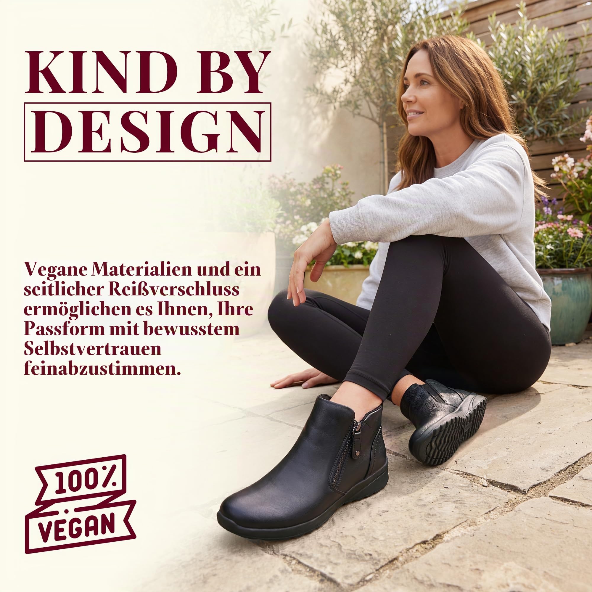 Skechers Damen Lovely Vibe Fall in BloomStiefelette