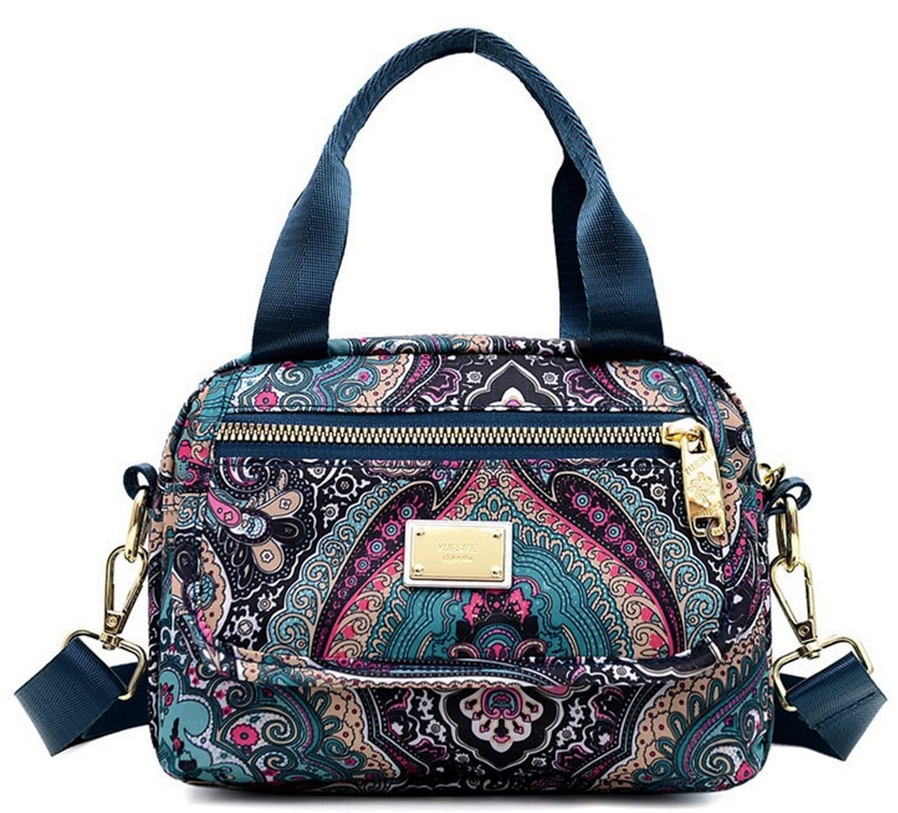 Diva Dale Multi-Compartments Nylon Water-Resistant Lightweight Designer Pattern Spacious Durable Travel Crossbody Sling Bag For Women And Girls (Bohemian) (B09XKFPND2) Amazon Price History, Amazon Price Tracker