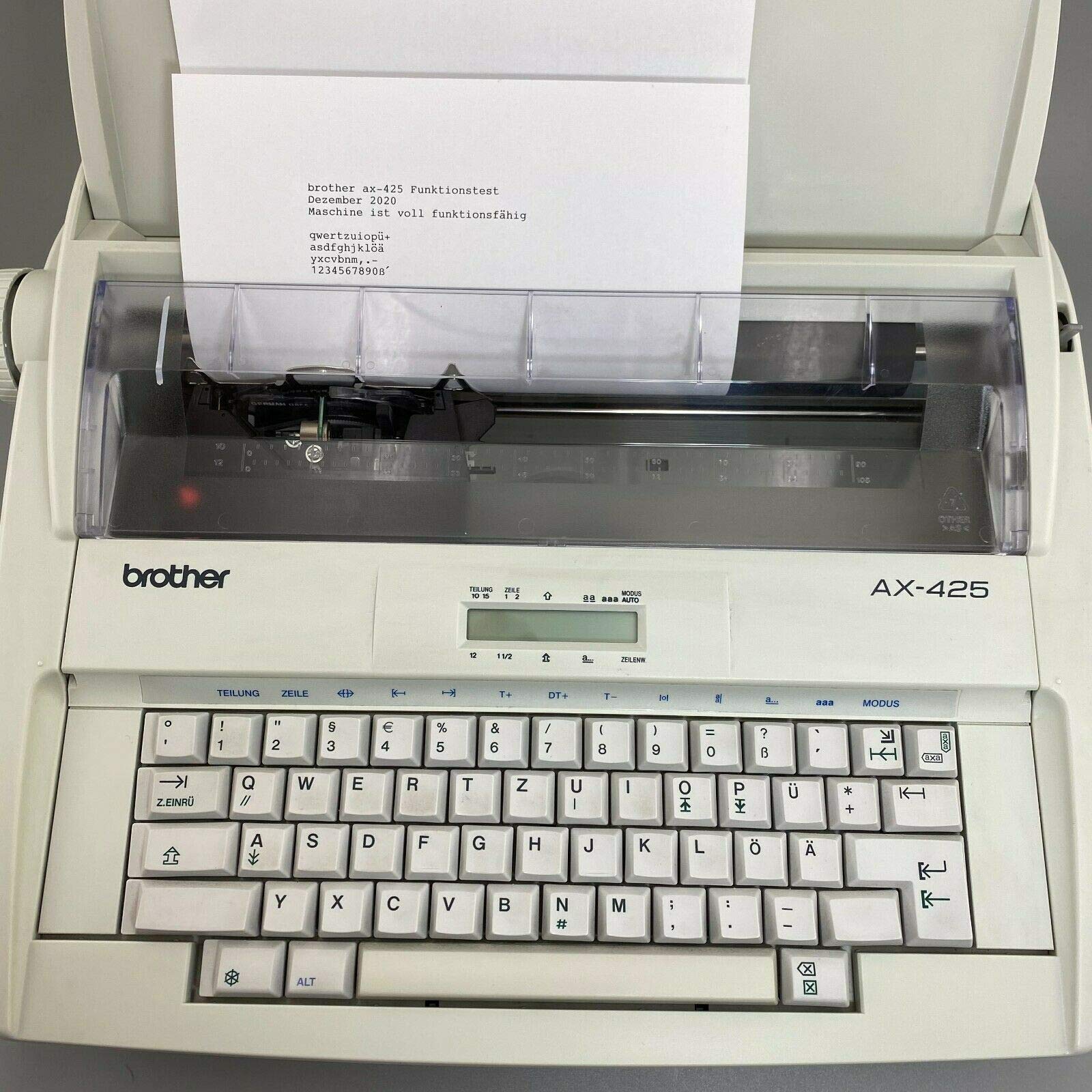 Brother AX425 Portable Schreibmaschine