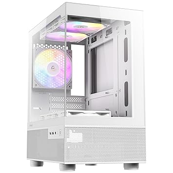 Amazon.in: Buy Antec CX200M RGB Elite PC Case Full View Tempered Glass ...