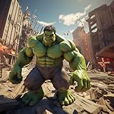 Monster Hero Angry Gorilla City Attack Battle Survival Games 2023: Incredible Green Muscle Hero Game for Kids