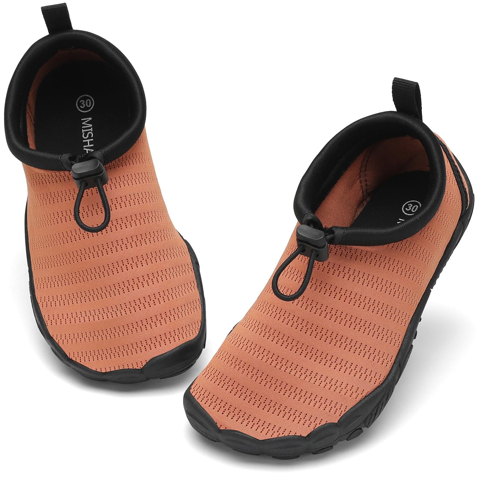 Mishansha Schnell Trocknend Badeschuhe für Kinder Braun 32 EU
