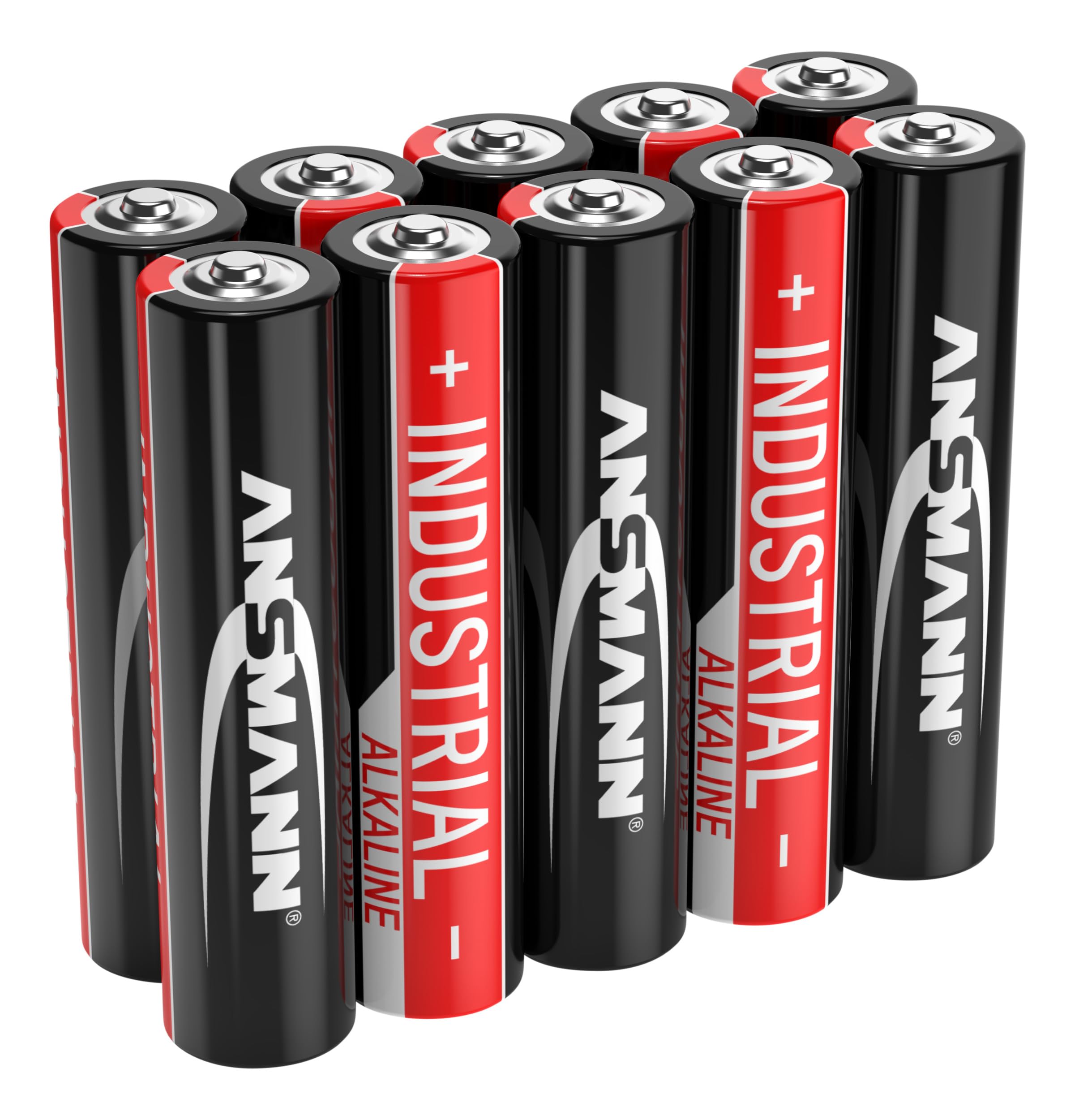 Ansmann Industrial Alkaline batteria Longlife alcaline batteria per alto potenza industriali (Confezione da 10)