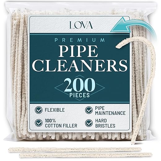 LOVA 200-Pack Hard Bristle 6-Inch Pipe Cleaners