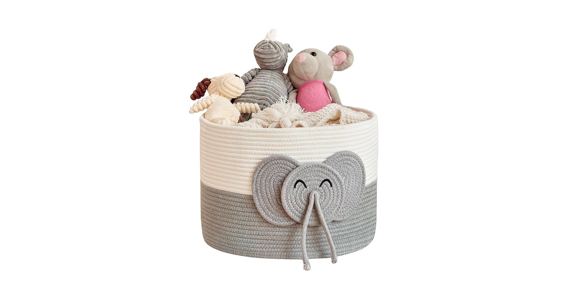 Amazon.com : R RUNKA Large Baby Cute Storage Basket for Organizing