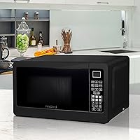 Vista 3 de West Bend Horno microondas compacto de 700 vatios con 6 ajustes de cocción preestablecidos, descongelación rápida, panel de control electrónico