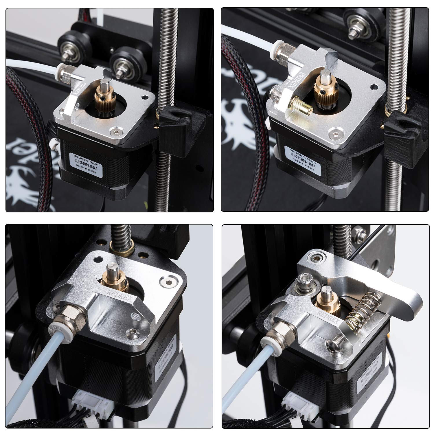 Redrex Metal Bowden Extruder Upgrade Spring Adjustable Feeder for