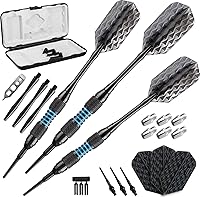 Viper Bobcat Adjustable Weight Soft Tip Darts 16-19g with Deluxe Travel Case & Extras