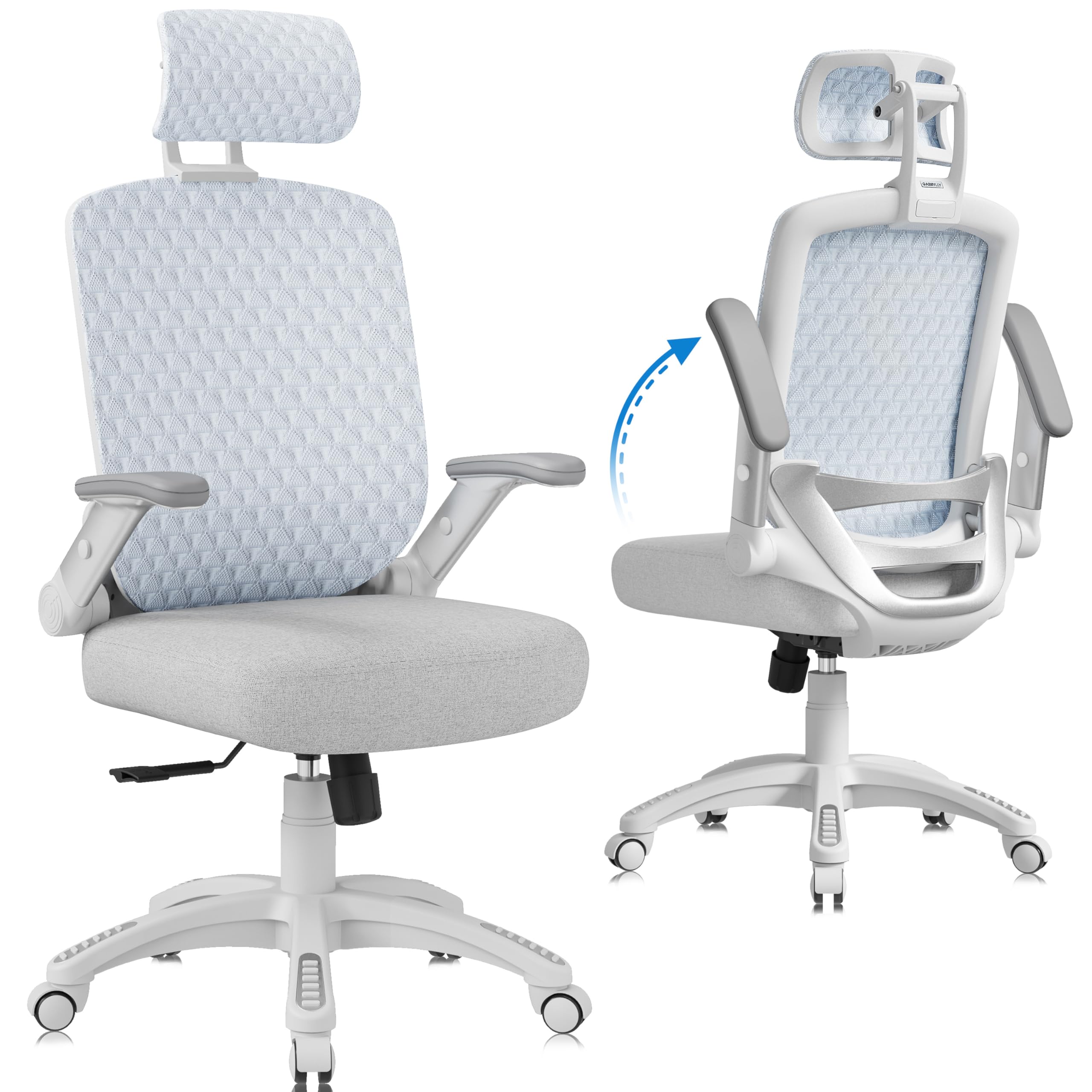GABRYLLY Glacier Flow High Back Mesh Chair
