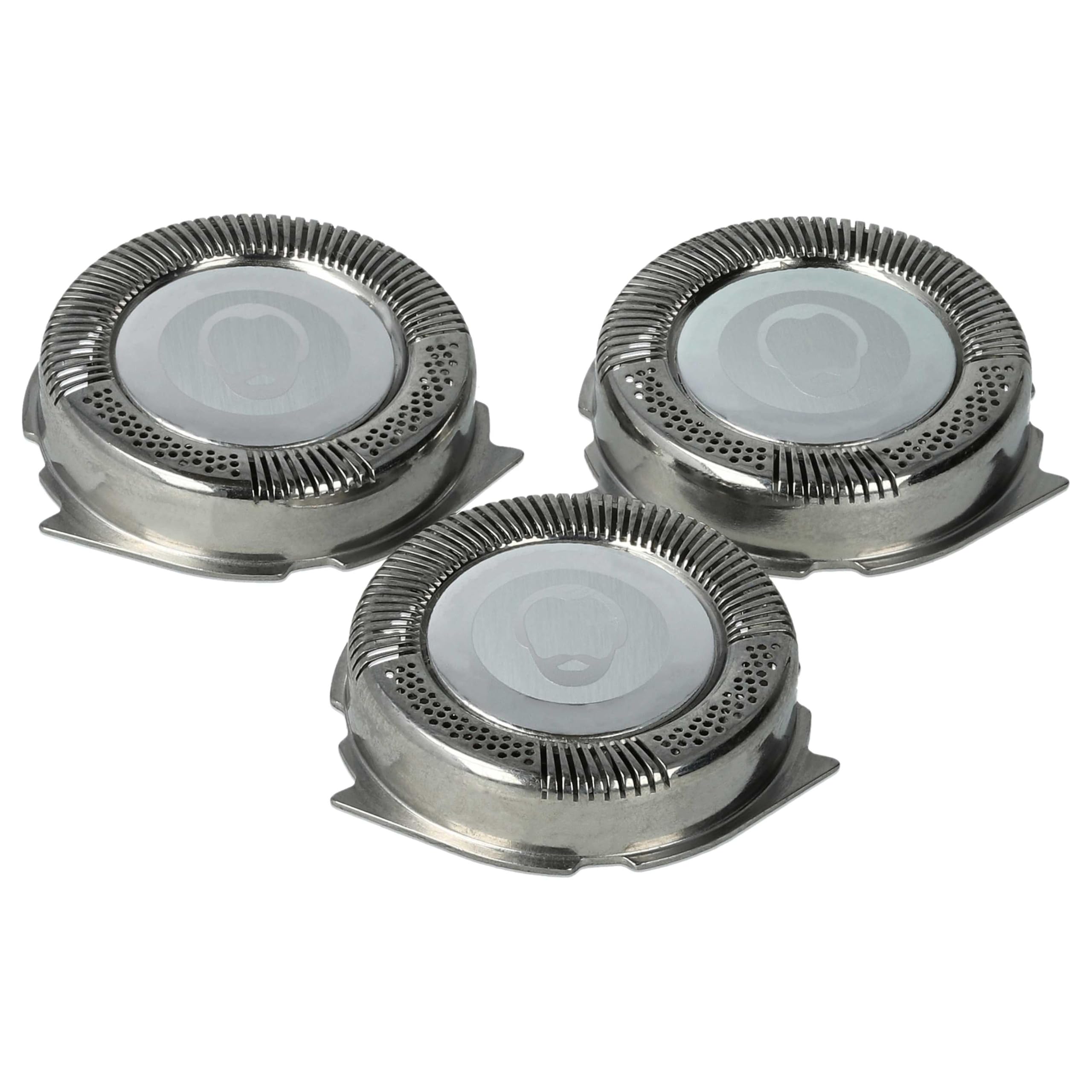 vhbw 3x cabezales de repuesto compatible con Philips PT735, PT860, PT870 máquina de afeitar, plata