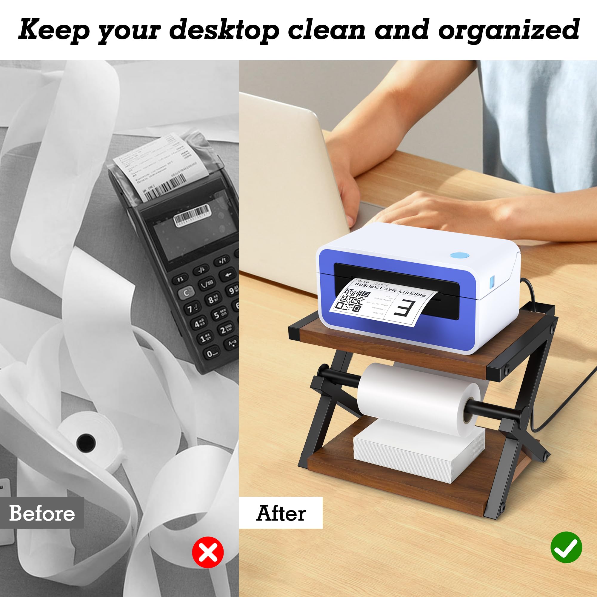 Alyoen Label Holder - Organize Thermal Printer Labels -4