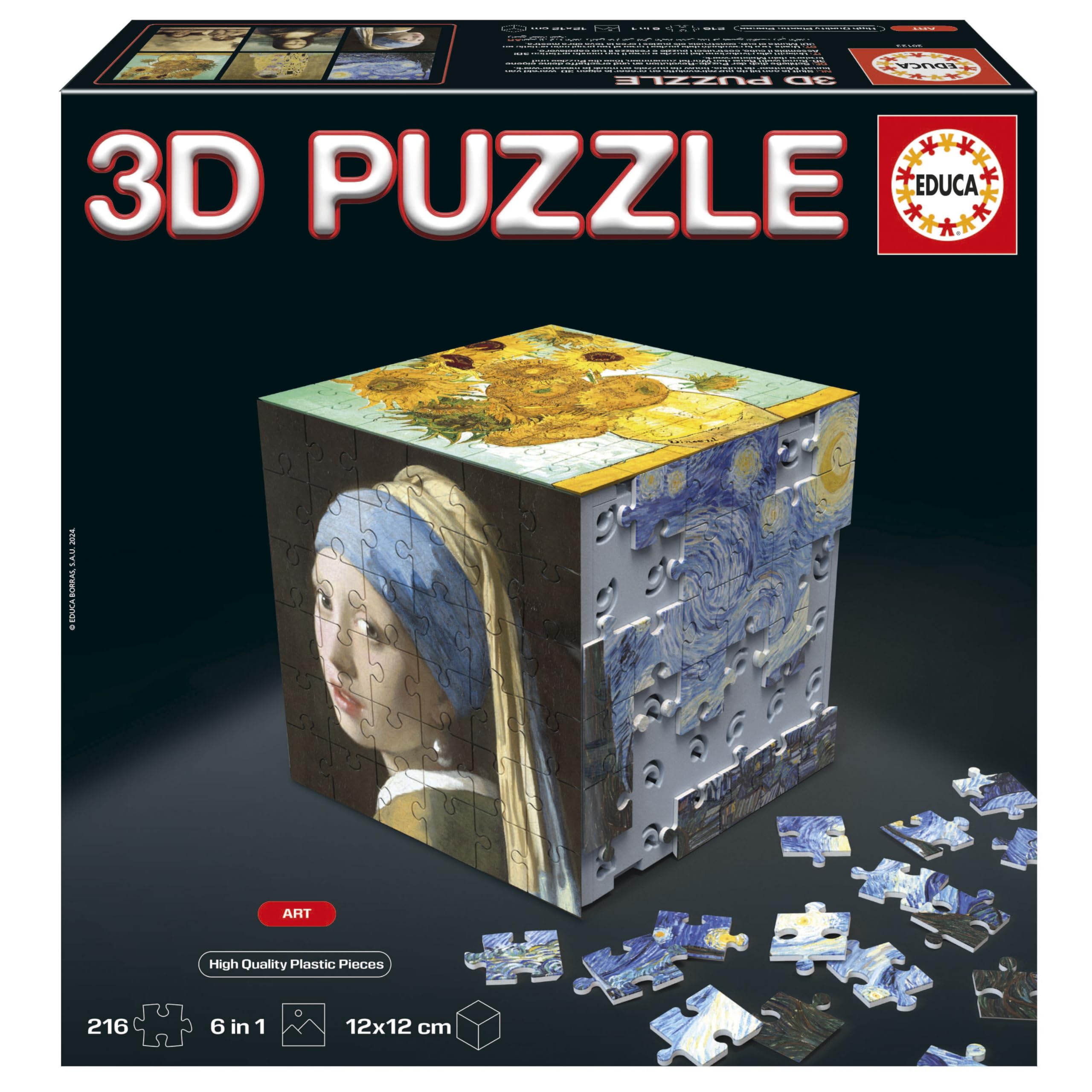 Wonder Cube - 216 pezzi - 6 puzzle da 36 pezzi - Sfida 8 ann