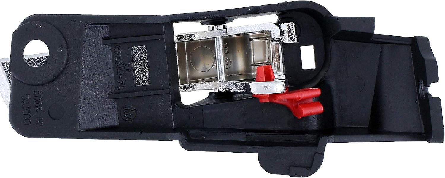 Dorman 96474 Front Driver Side Interior Door Handle Compatible with Select Dodge Models, Black; Chrome