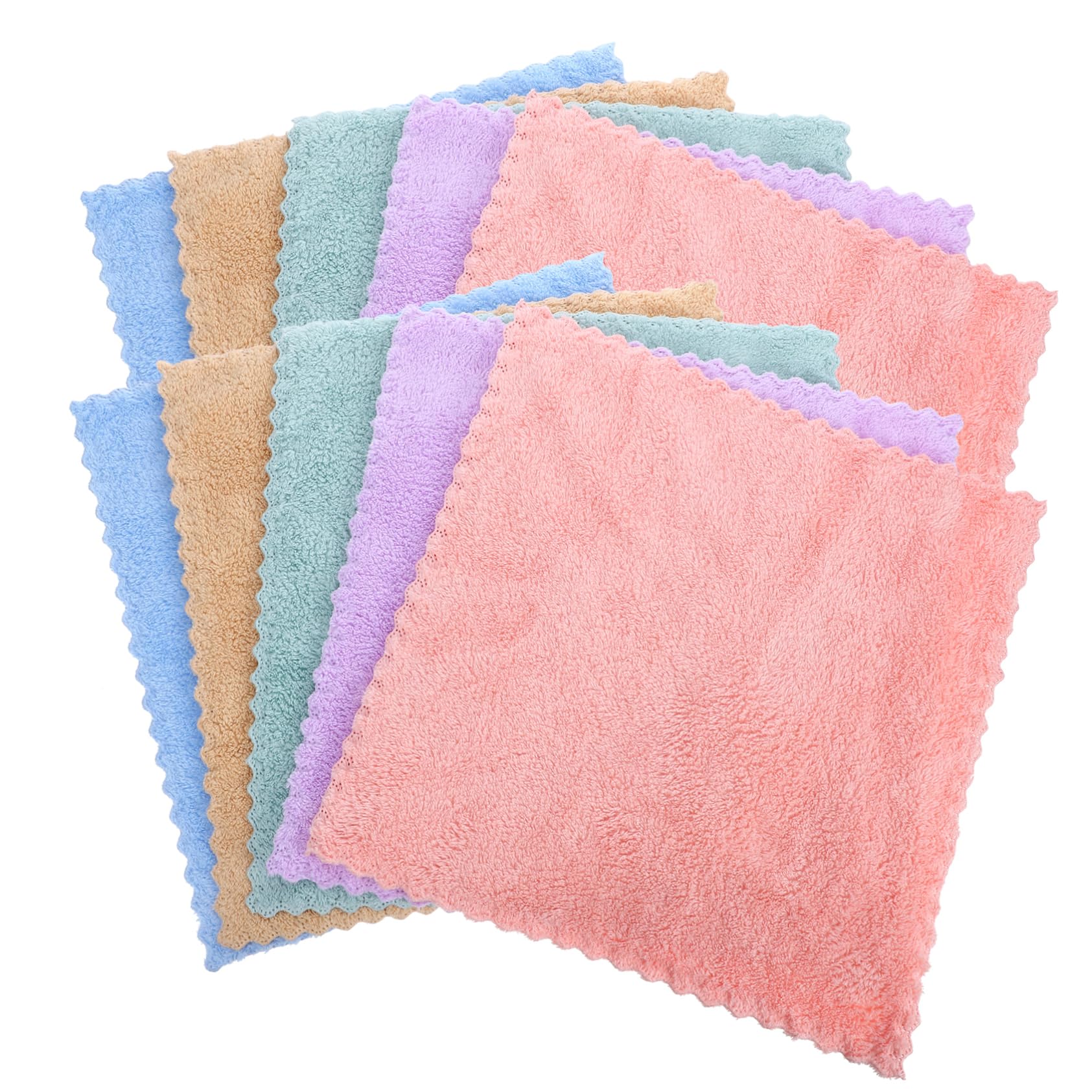 minkissy Lot De 3 Débarbouillettes Douces Et pour Le Visage Idéales pour La Et Le Bain Idéales pour Le Démaquillage pour Garçons Et Filles Format Carré 10 Pièces X 3