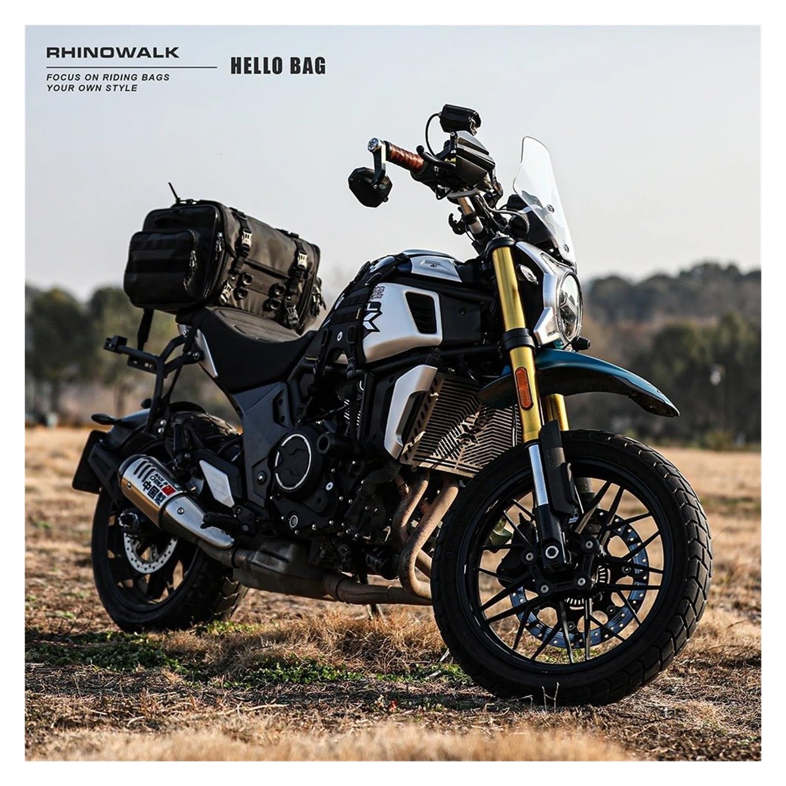 Borsa Moto Impermeabile Borsa Viaggio Impermeabile 19L-80L Espandibile Grande Capacità Coda/tronco/portapacchi Maggior Parte Moto