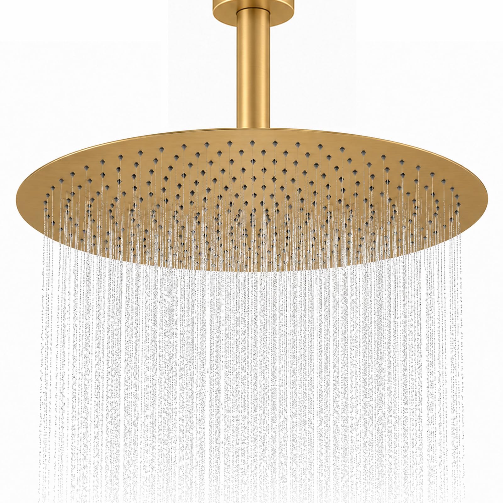 Gold Rain Shower Head 16 Inch