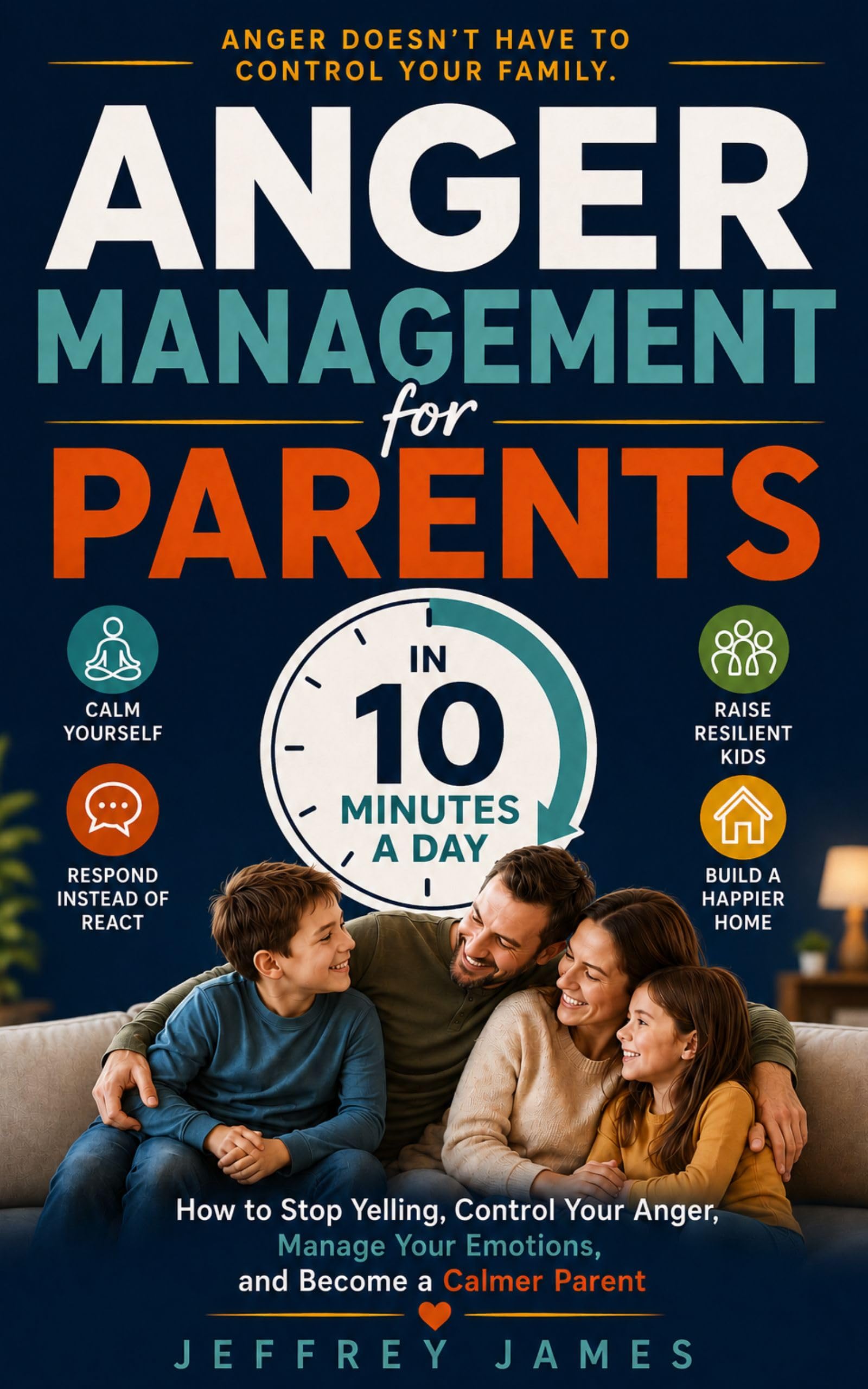 Anger Management for Parents in 10 Minutes a Day: How to Stop Yelling, Control Your Anger, Manage Your Emotions, and Become a Calmer Parent