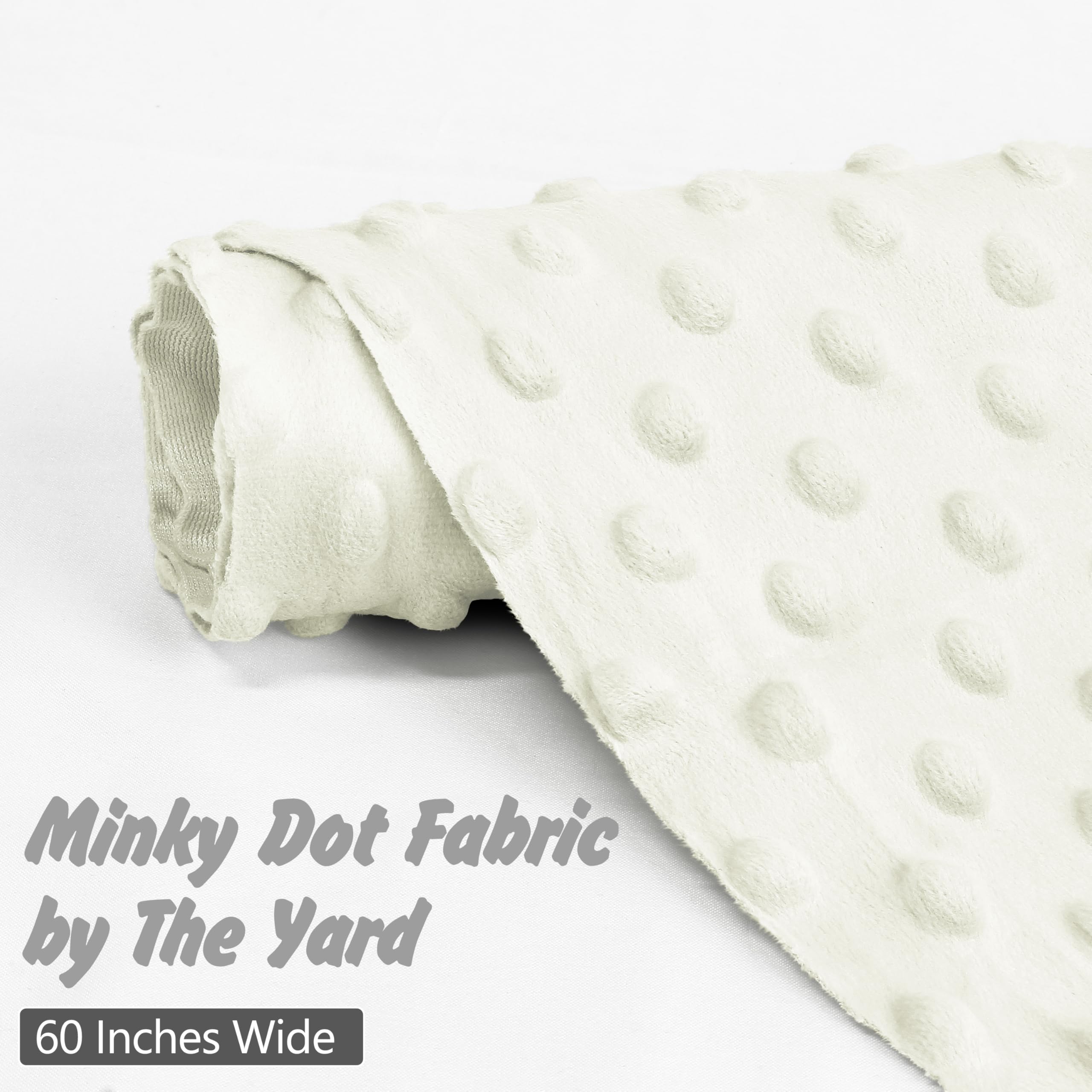 Amazon.com: Homiest Minky Dot Fabric by The Yard, 1 Yard x
