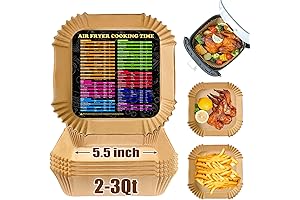 Mini Air Fryer Paper Liners Small