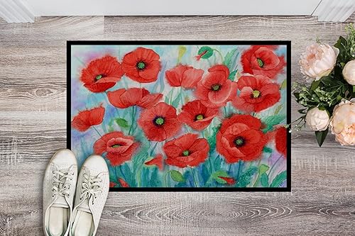 Miniatura 2 de Caroline's Treasures IBD0258MAT - Tapete para puerta delantera, 18 x 27 pulgadas, para interiores y exteriores, para entrada, antideslizante,