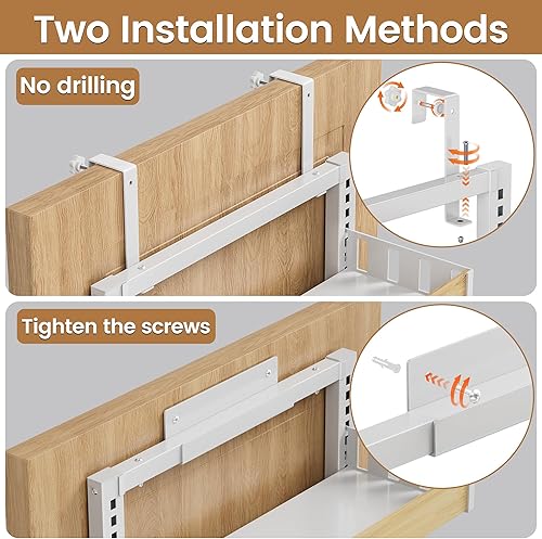 Miniatura 4 de Organizador de despensa de 8 niveles sobre la puerta, 2 en 1 para montaje en pared o estante de especias colgante, estantes de condimentos con cesta