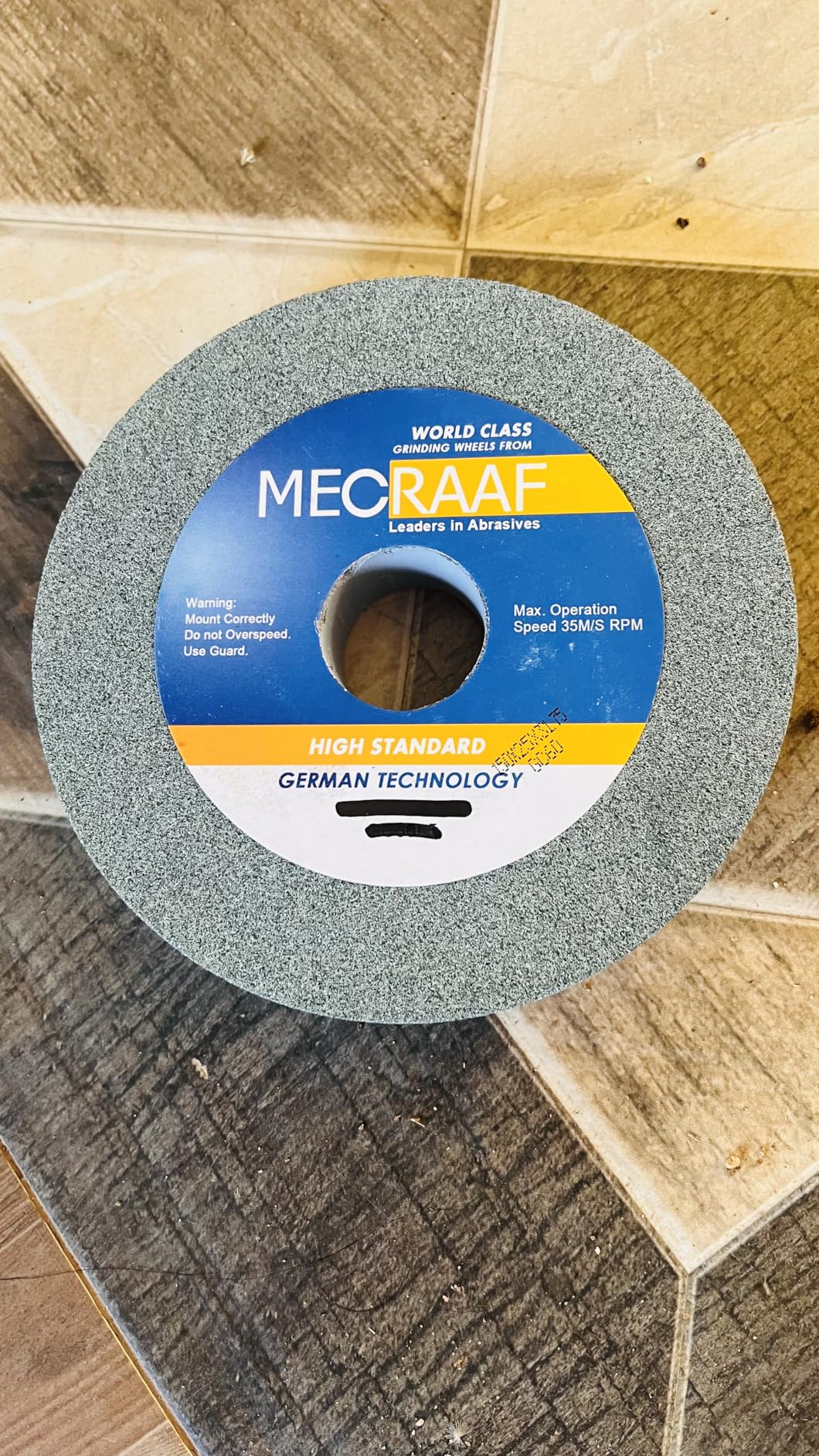 MECRAAF® 6 Inch Bench Grinding Wheel|Green Silicon|FOR Grinding CARBIDE ...