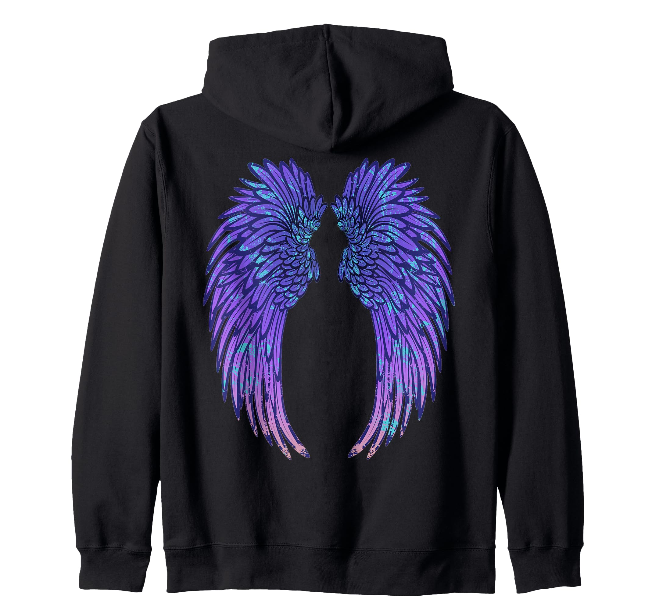 Angel Wings Eagle Wings Broken Wings Wild Wings On The Wings Zip Hoodie