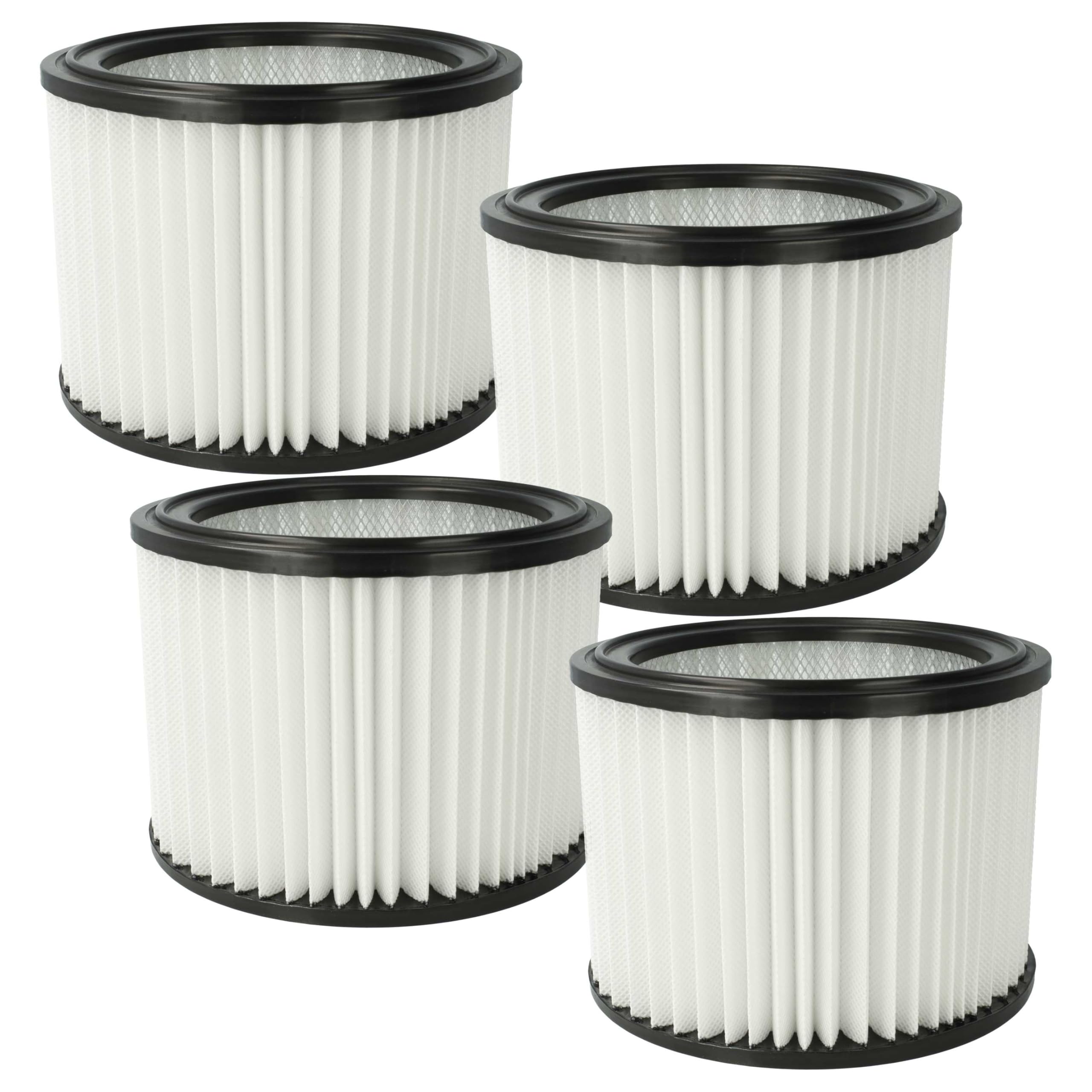 vhbw 4 x wkład filtra kompatybilny z Hitachi/Hikoki RP300YDL, RP300YDLWA, RP300YDLWAZ odkurzacz - filtr do drobnych cząstek stałych, tworzywo sztuczne