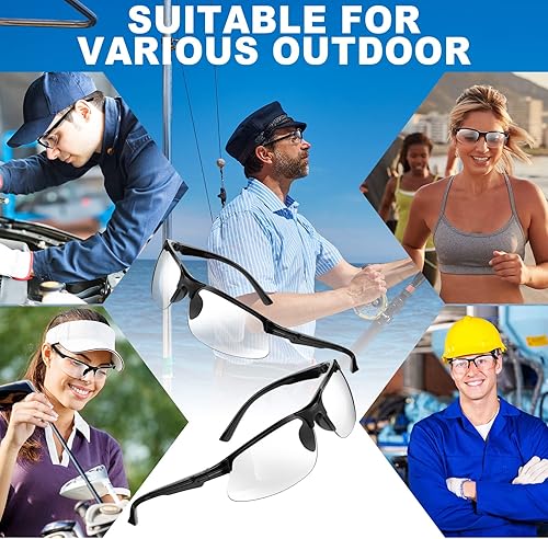 Miniatura 7 de Kathfly 36 gafas de seguridad para trabajo, resistentes a los arañazos, a los impactos, gafas de seguridad protectoras con lente de policarbonato