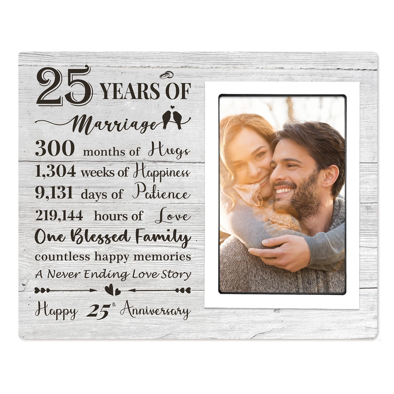 KoxSmar Regalo Anniversario Matrimonio per Coppia, Cornice Personalizzata, Cornici