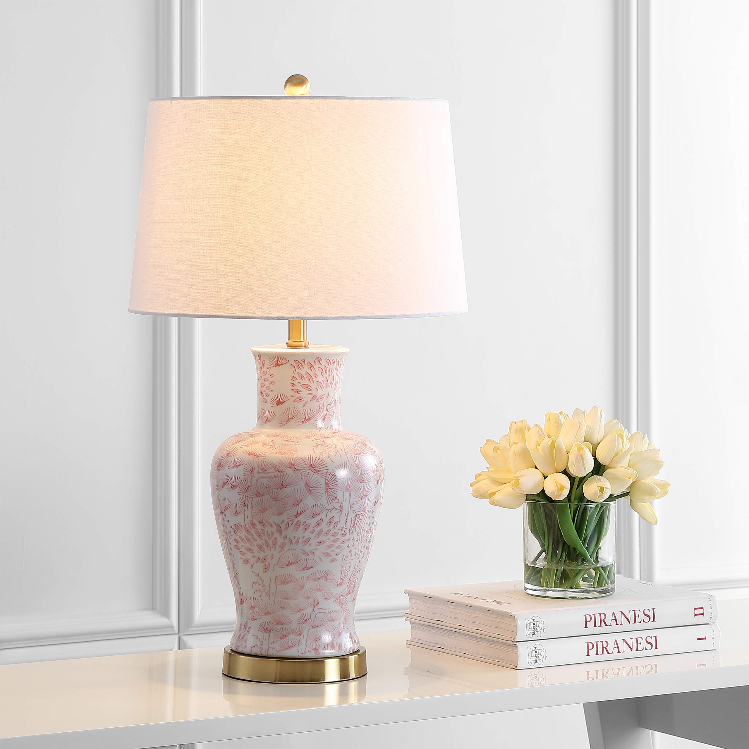 SAFAVIEH Lighting Collection – Calli Set of 2 Pink & White