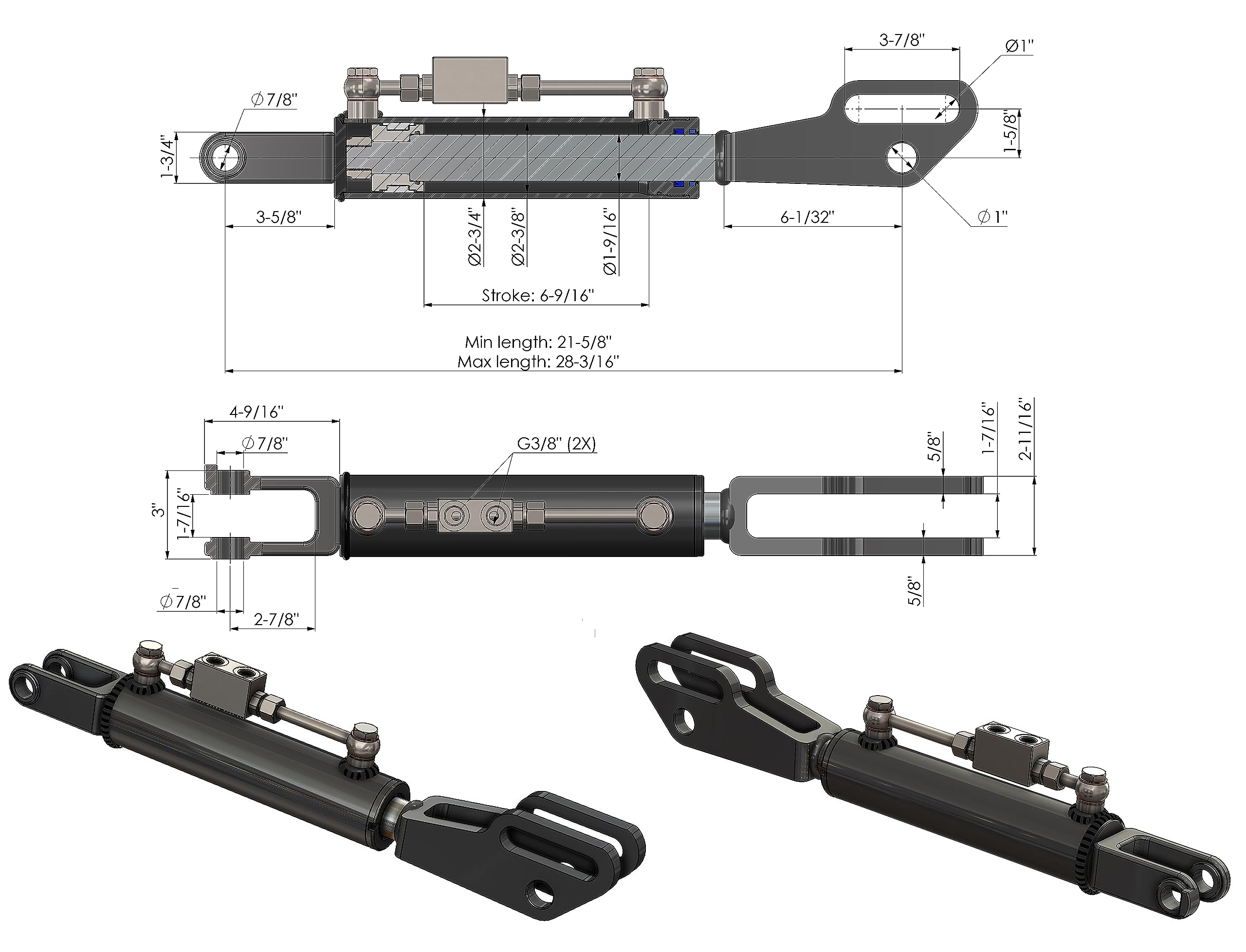 Braccio Laterale Idraulico 550-716 KIT TUBI IDRAULICI