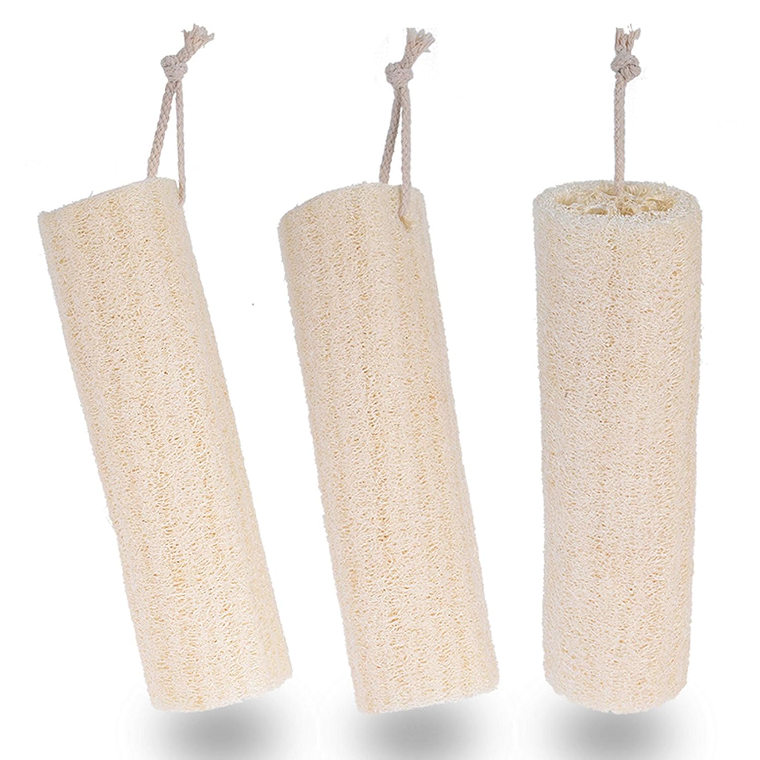 Natural Loofah Exfoliating Bath Sponge Body Scrubber, Premium Quality Loofah Loufa