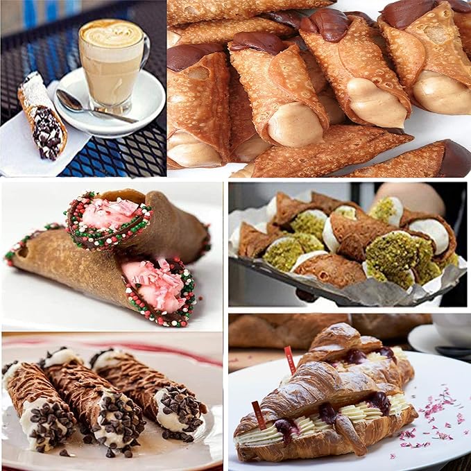 8 Tubos para Cannoli de Acero Inoxidable 12.7 cm miniatura 5